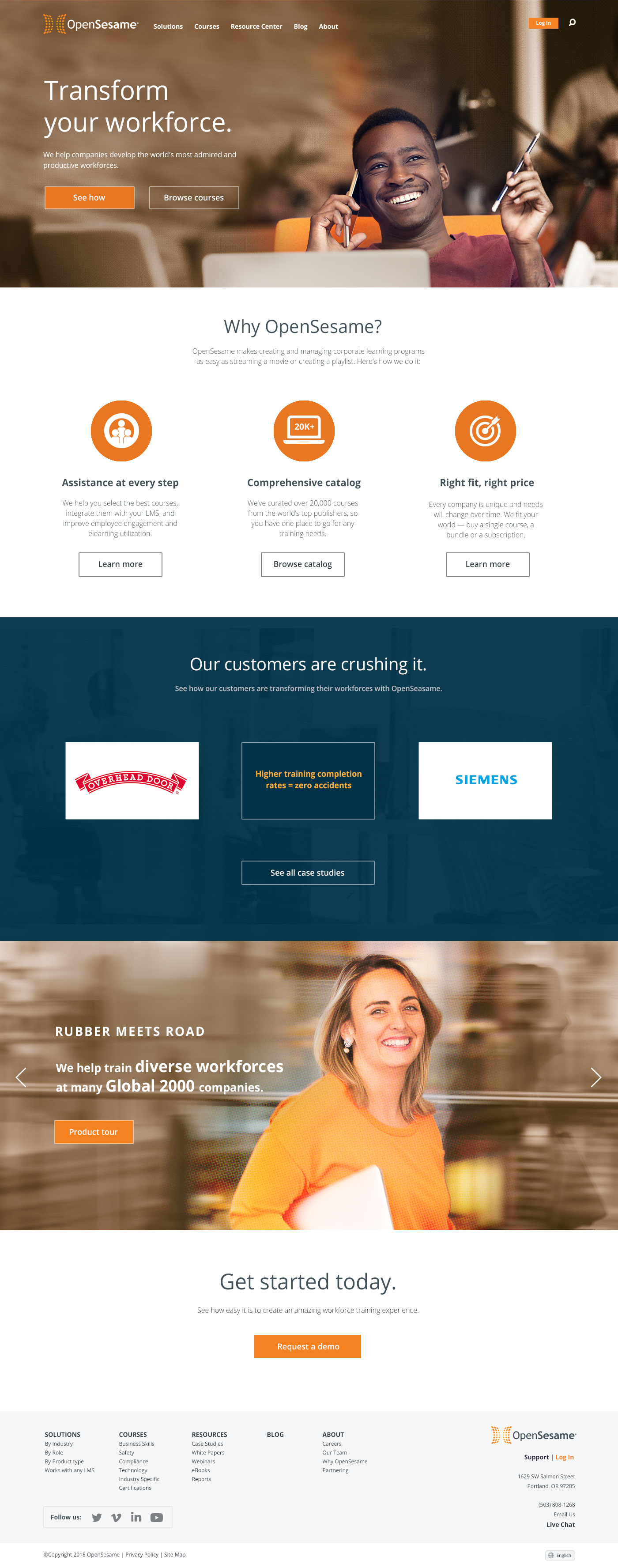OpenSesame homepage